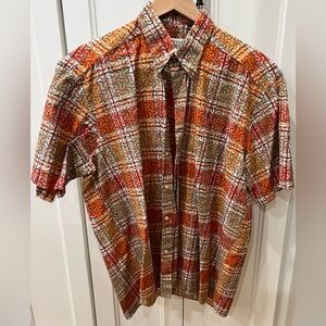 Tuttle Men's Multicolor Plaid Shirt Large